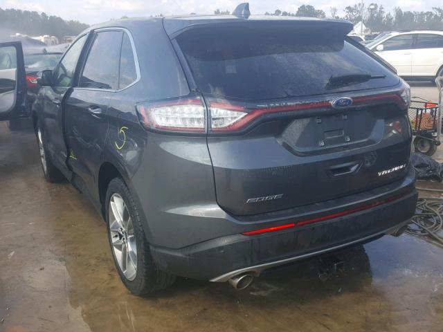 2FMPK3K89GBC62844 - 2016 FORD EDGE TITAN GRAY photo 3