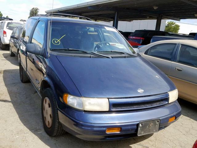 4N2DN11WXSD860444 - 1995 NISSAN QUEST XE BLUE photo 1