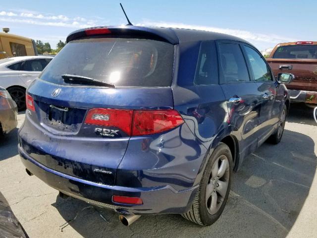 5J8TB18548A015489 - 2008 ACURA RDX TECHNO BLUE photo 4