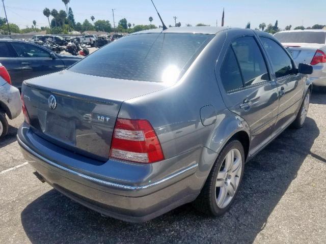 3VWSE69M84M024999 - 2004 VOLKSWAGEN JETTA GLS GRAY photo 4