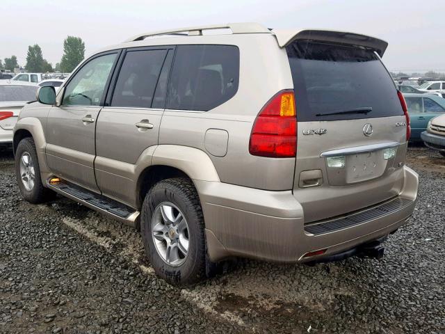 JTJBT20X530023672 - 2003 LEXUS GX 470 GOLD photo 3