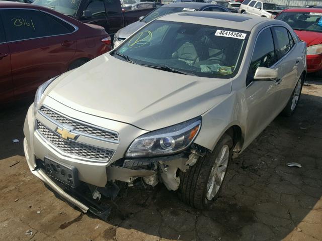 1G11H5SA7DF145595 - 2013 CHEVROLET MALIBU LTZ 棕色 照片 2