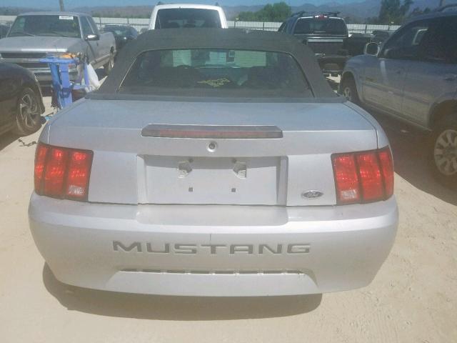 1FAFP44443F363791 - 2003 FORD MUSTANG SILVER photo 9