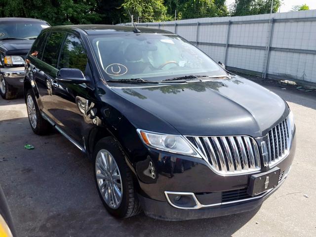 2LMDJ6JK1DBL10227 - 2013 LINCOLN MKX BLACK photo 1