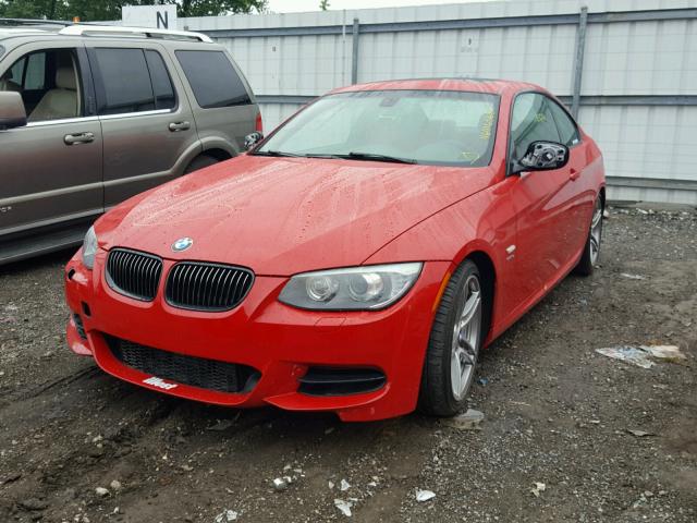 WBAKG1C52DJ217516 - 2013 BMW 335 I SULE RED photo 2