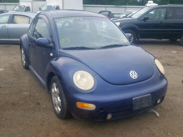 3VWCK21C92M413107 - 2002 VOLKSWAGEN NEW BEETLE Mavi foto 1