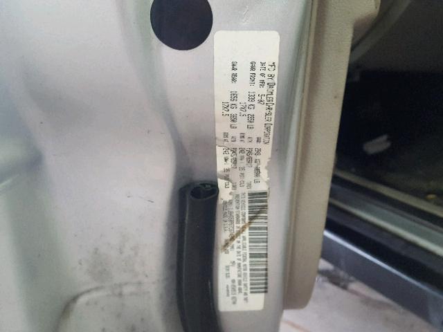 1J8HG58P67C674247 - 2007 JEEP COMMANDER 银色 照片 10