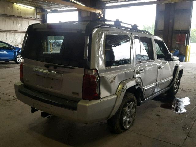 1J8HG58P67C674247 - 2007 JEEP COMMANDER 银色 照片 4