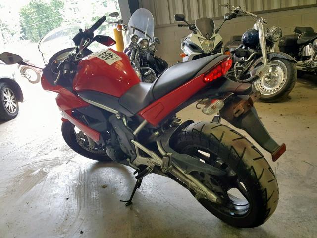 JKAEXEC199DA39398 - 2009 KAWASAKI EX650 C 红色 照片 3