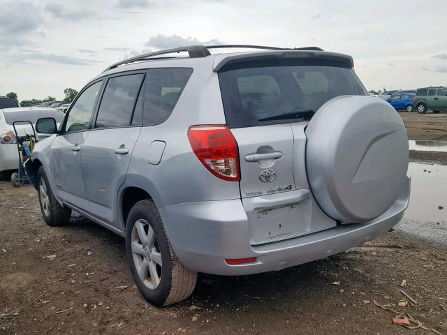 JTMBK31VX75022907 - 2007 TOYOTA RAV4 LIMIT SILVER photo 3