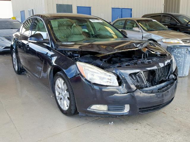 2G4GR5ERXC9189657 - 2012 BUICK REGAL BLACK photo 1