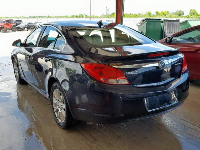 2G4GR5ERXC9189657 - 2012 BUICK REGAL BLACK photo 3