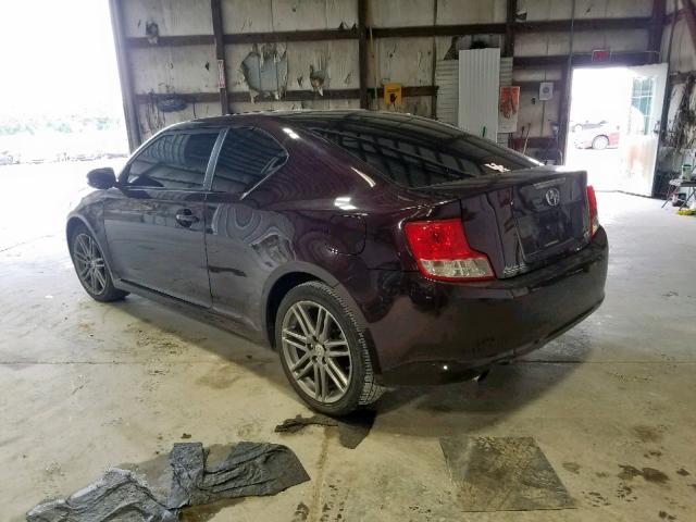 JTKJF5C75C3032589 - 2012 TOYOTA SCION TC ბურგუნდია ფოტო 3