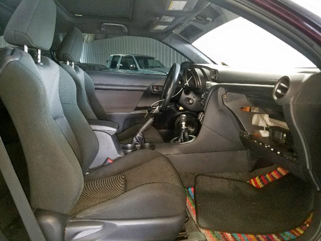 JTKJF5C75C3032589 - 2012 TOYOTA SCION TC ბურგუნდია ფოტო 5