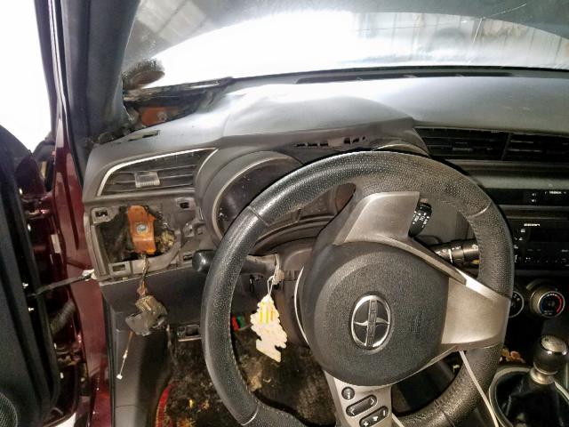 JTKJF5C75C3032589 - 2012 TOYOTA SCION TC ბურგუნდია ფოტო 9
