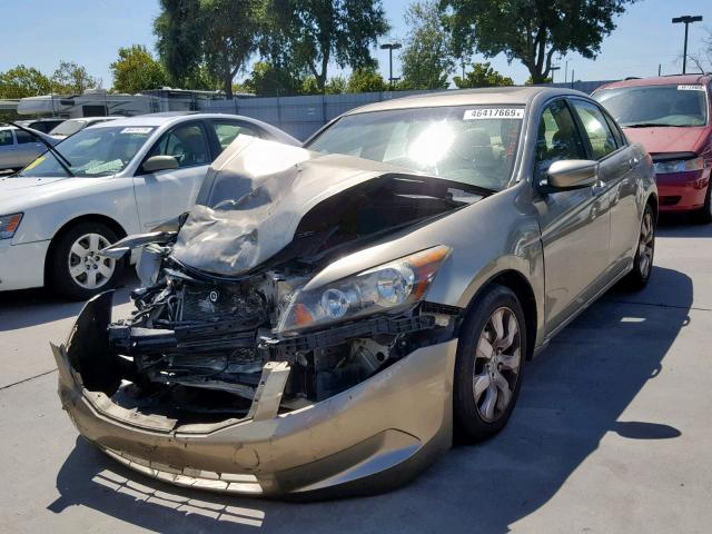 JHMCP26828C019353 - 2008 HONDA ACCORD EXL GOLD photo 2