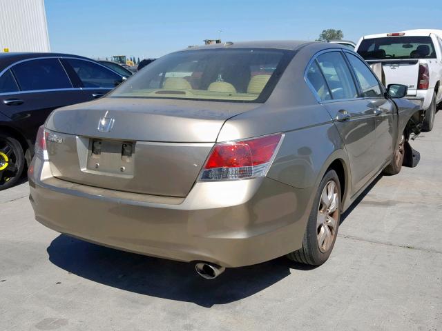 JHMCP26828C019353 - 2008 HONDA ACCORD EXL GOLD photo 4