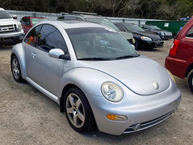 3VWED21C22M443813 - 2002 VOLKSWAGEN NEW BEETLE ვერცხლისფერი ფოტო 1
