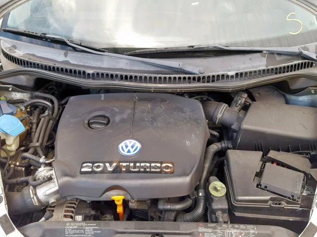 3VWED21C22M443813 - 2002 VOLKSWAGEN NEW BEETLE ვერცხლისფერი ფოტო 7