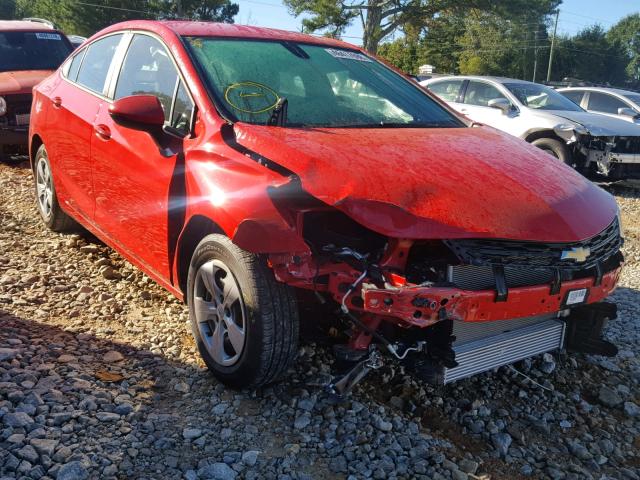 1G1BC5SM1J7132375 - 2018 CHEVROLET CRUZE LS RED photo 1