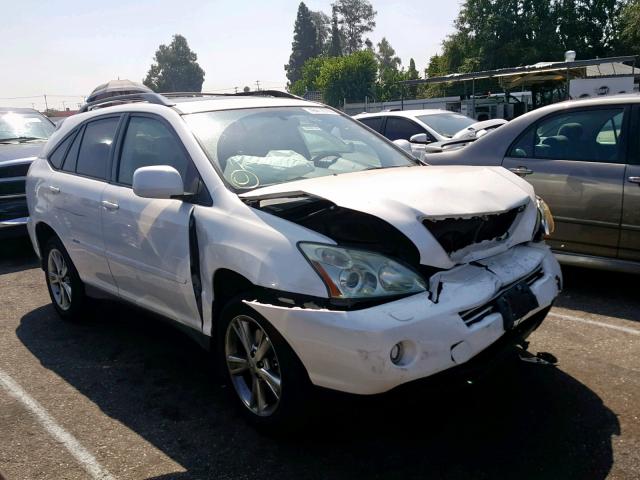 JTJGW31U772003327 - 2007 LEXUS RX 400H WHITE photo 1