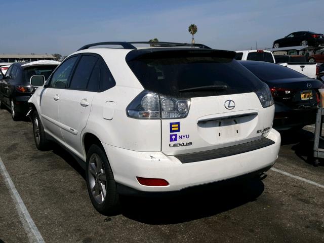 JTJGW31U772003327 - 2007 LEXUS RX 400H WHITE photo 3