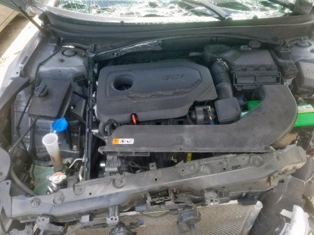 5NPE34AF3HH496143 - 2017 HYUNDAI SONATA SPO GRAY photo 7