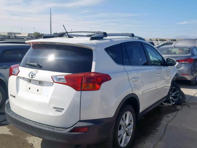 2T3DFREVXDW038135 - 2013 TOYOTA RAV4 LIMIT WHITE photo 4