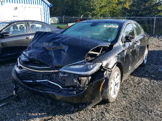 1C3CCCAG3FN524079 - 2015 CHRYSLER 200 LIMITE BLACK photo 2