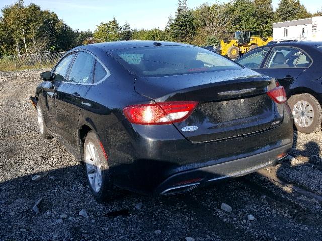 1C3CCCAG3FN524079 - 2015 CHRYSLER 200 LIMITE BLACK photo 3