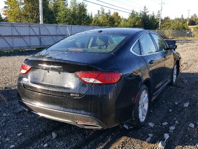 1C3CCCAG3FN524079 - 2015 CHRYSLER 200 LIMITE BLACK photo 4