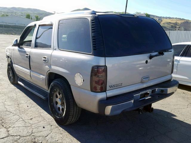 1GKEC13T65R136195 - 2005 GMC YUKON TAN photo 3