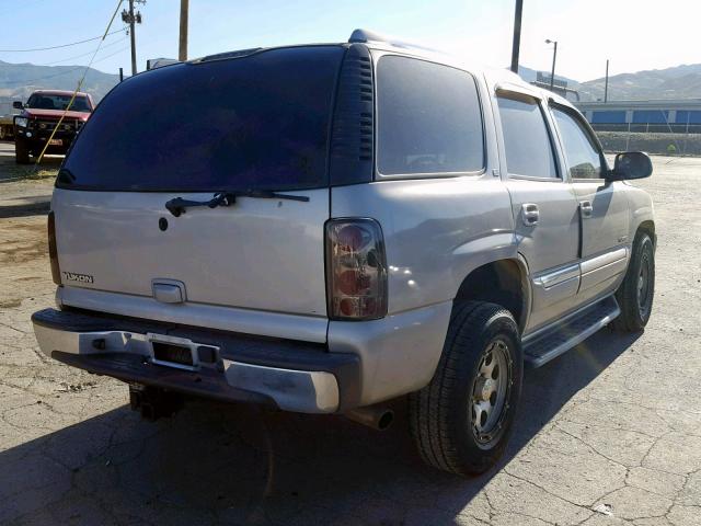 1GKEC13T65R136195 - 2005 GMC YUKON TAN photo 4