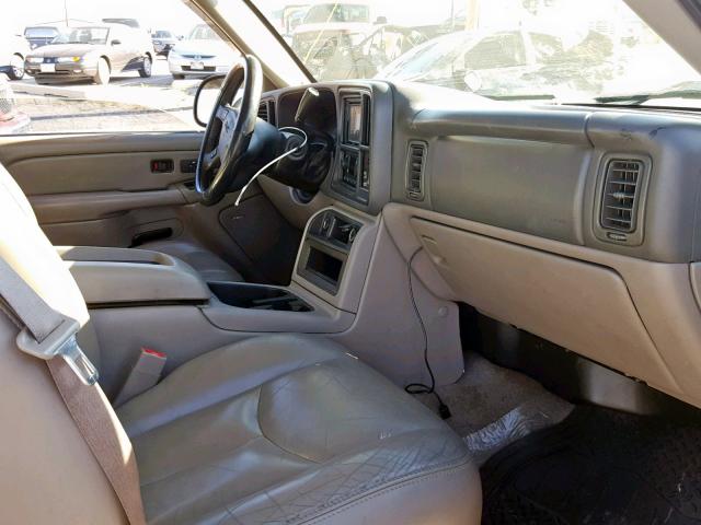 1GKEC13T65R136195 - 2005 GMC YUKON TAN photo 5