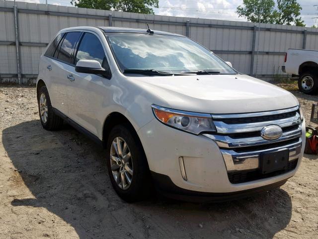 2FMDK3JC6BBB29427 - 2011 FORD EDGE SEL WHITE photo 1