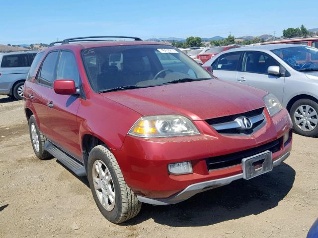 2HNYD18865H504752 - 2005 ACURA MDX TOURIN RED photo 1