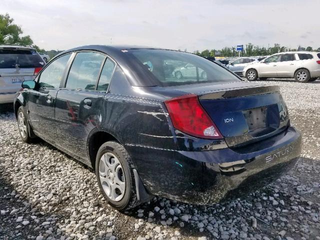 1G8AJ52F85Z107522 - 2005 SATURN ION LEVEL BLACK photo 3