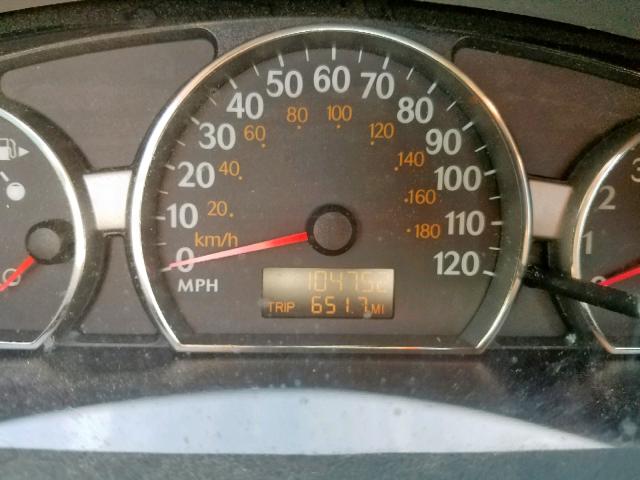 1G8AJ52F85Z107522 - 2005 SATURN ION LEVEL BLACK photo 8