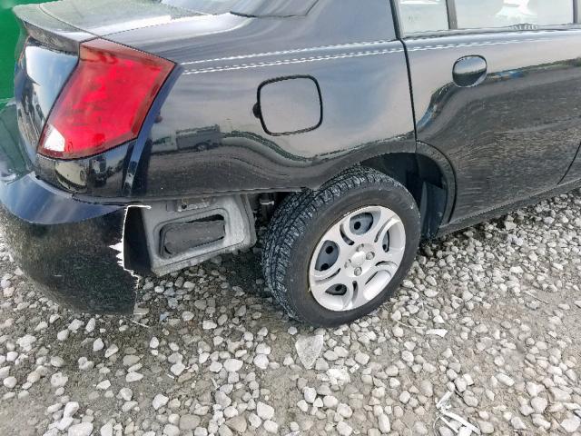 1G8AJ52F85Z107522 - 2005 SATURN ION LEVEL BLACK photo 9