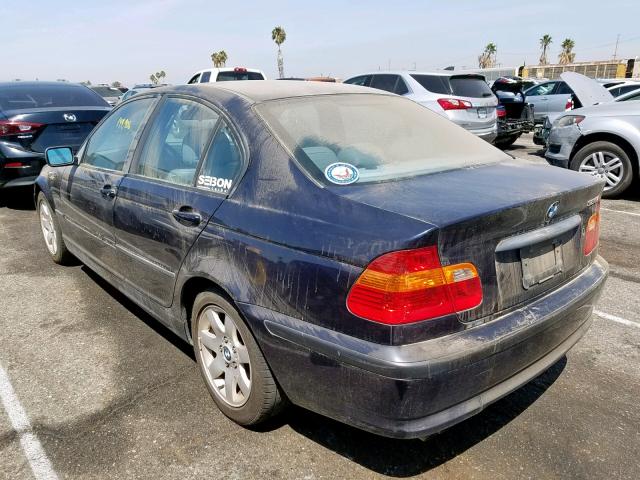 WBAAZ33493KP80984 - 2003 BMW 325 I BLUE photo 3