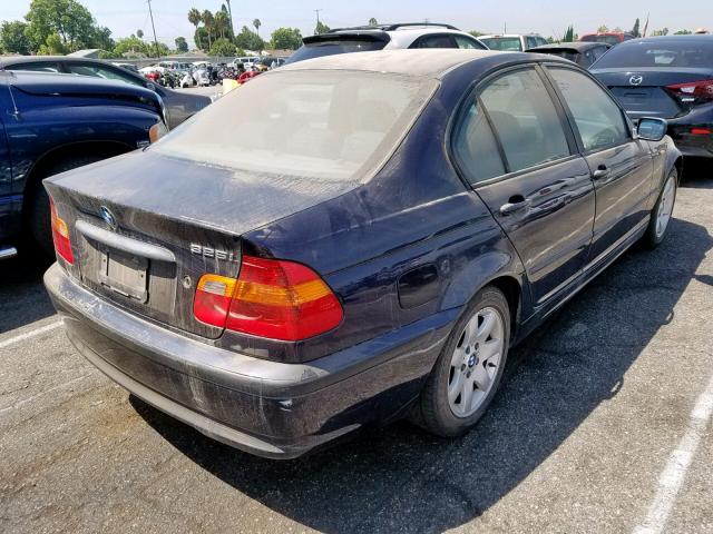 WBAAZ33493KP80984 - 2003 BMW 325 I BLUE photo 4