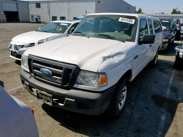 1FTYR14D57PA32147 - 2007 FORD RANGER SUP WHITE photo 2