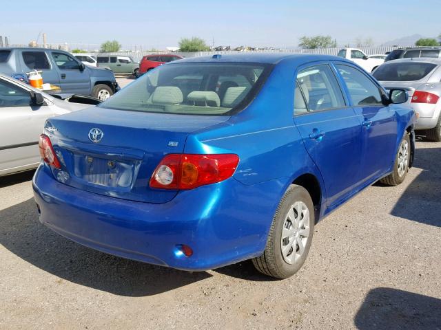 JTDBU4EE5AJ067195 - 2010 TOYOTA COROLLA BA BLUE photo 4