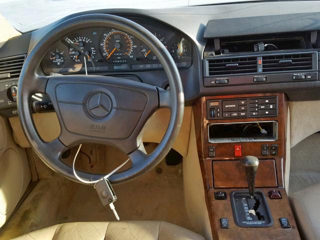 WDBFA66E8NF053562 - 1991 MERCEDES-BENZ 500SL TAN photo 9