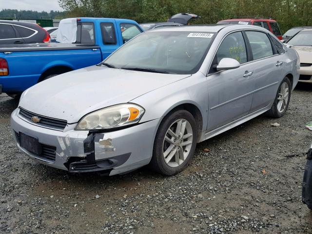 2G1WU57M091271414 - 2009 CHEVROLET IMPALA LTZ SILVER photo 2