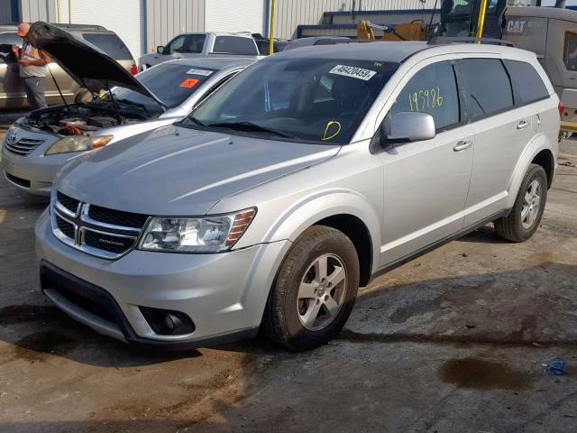 3D4PG1FG2BT561944 - 2011 DODGE JOURNEY MA SILVER photo 2