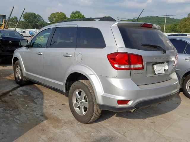 3D4PG1FG2BT561944 - 2011 DODGE JOURNEY MA SILVER photo 3