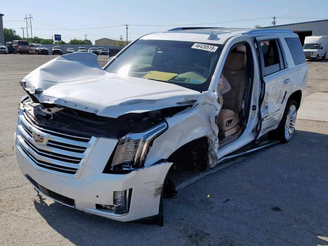 1GYS4DKJ9KR334014 - 2019 CADILLAC ESCALADE P WHITE photo 2