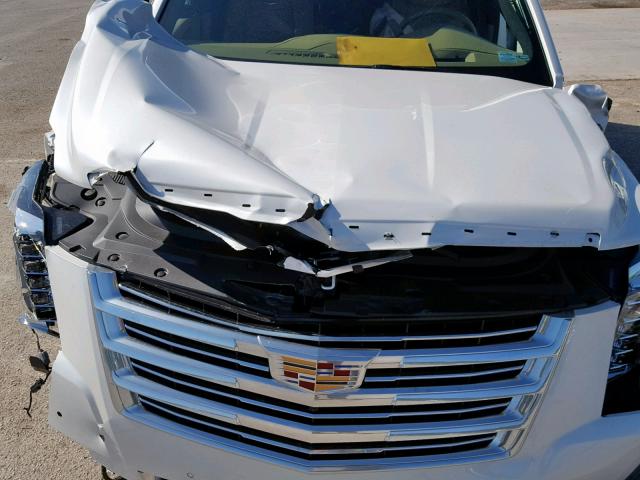 1GYS4DKJ9KR334014 - 2019 CADILLAC ESCALADE P WHITE photo 7