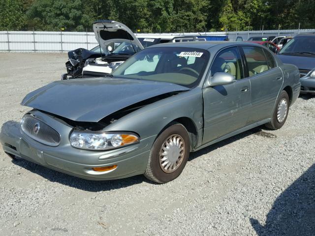 1G4HP52K35U145135 - 2005 BUICK LESABRE CU GREEN photo 2